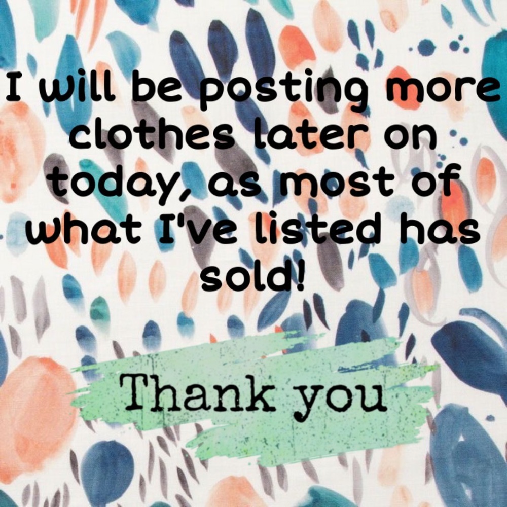 RESTOCK COMING LATER ON TODAY!